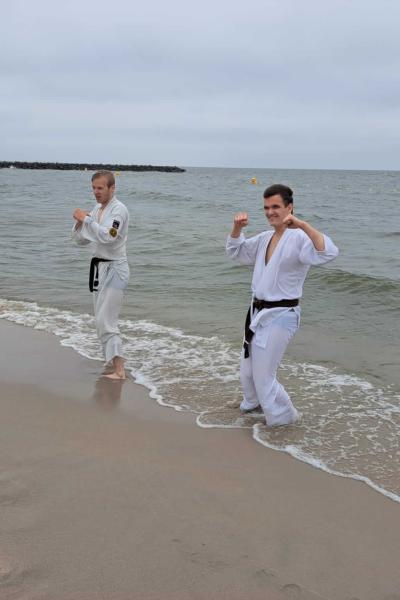 Volharding op het strand